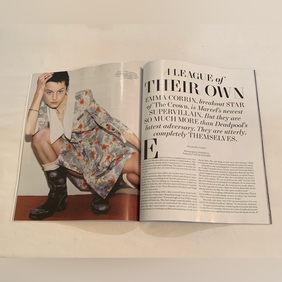 Harper’s Bazaar Emma Corrin “Is Writing Their Own” Issue June/July 2024 Magazine - Picture 2 of 7